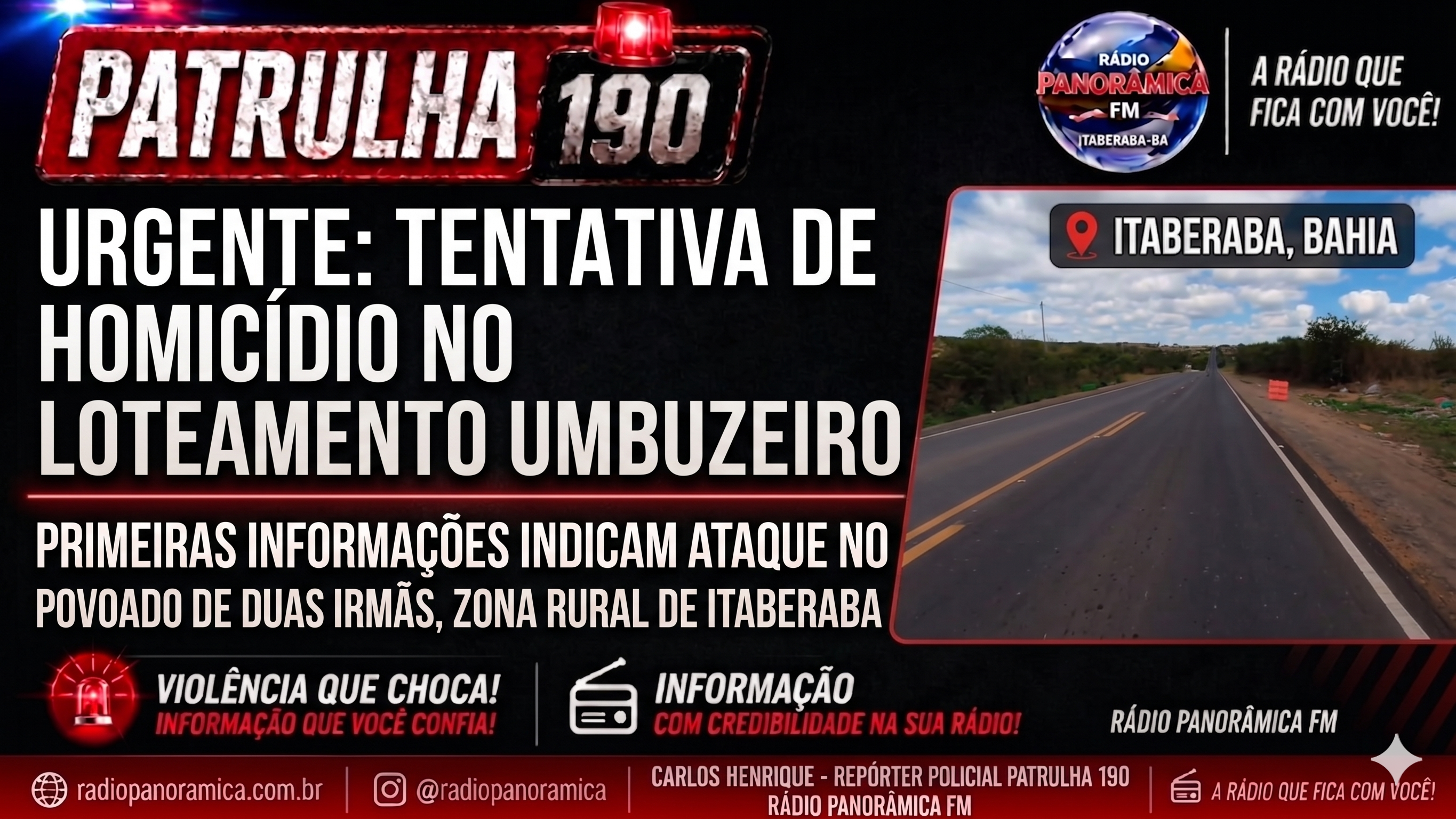 Homem sofre tentativa de homicídio com golpes de facão em Itaberaba