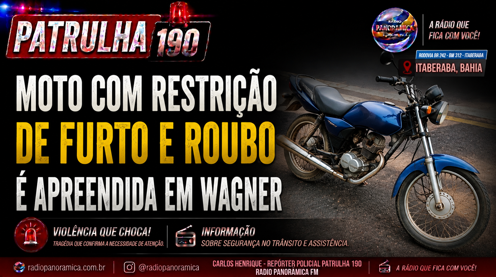 Veiculo recuperado pela polícia