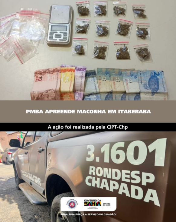 Rondesp encontra drogas em casa abandonado em Itaberaba
