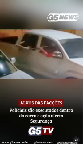POLICIAIS SÃO EXECUTADOS DENTRO DO CARRO E AÇÃO ALERTA SEGURANÇA